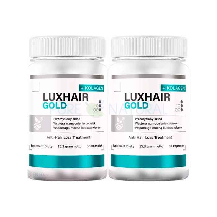 LuxHair Gold - hair growth capsules