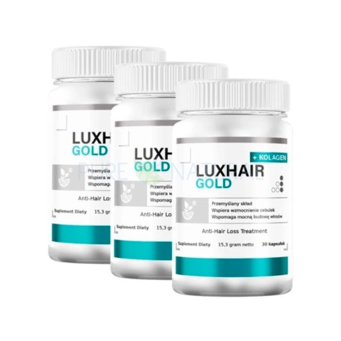 LuxHair Gold - hair growth capsules