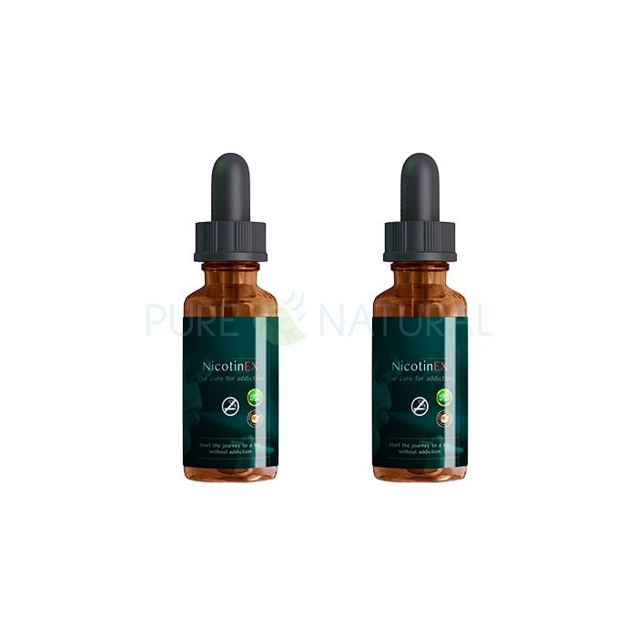 NicotinEX drops - phyto drops from smoking