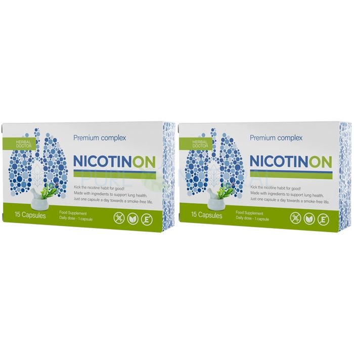 Nicotinon Premium - kapsules, kurios padeda lengviau mesti rūkyti